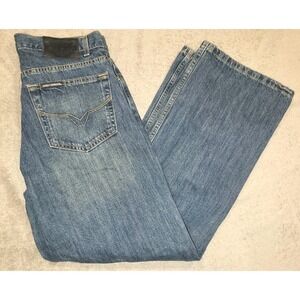 Harley-Davidson Jeans Mens 32Wx29 Blue Straight Leg Denim Biker Motorcycle Pants